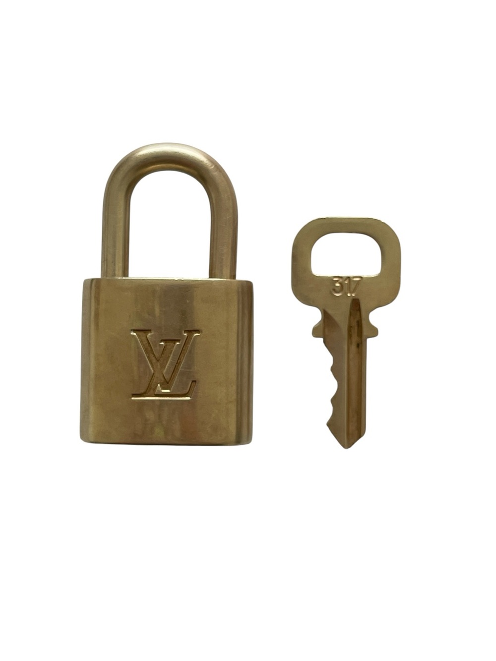 Louis Vuitton Brass Padlock & Key #317 - Picture 4 of 6